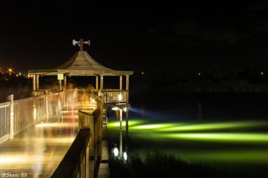 צילומי לילה במתחם 