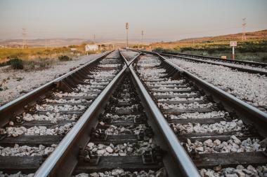 מסילות במתחם התחנה