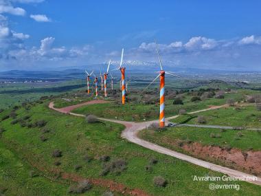 חוות טורבינות הרוח הר בני רסן