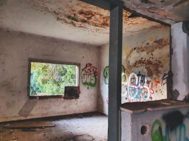 אחד החדרים בבית ספר הנטוש