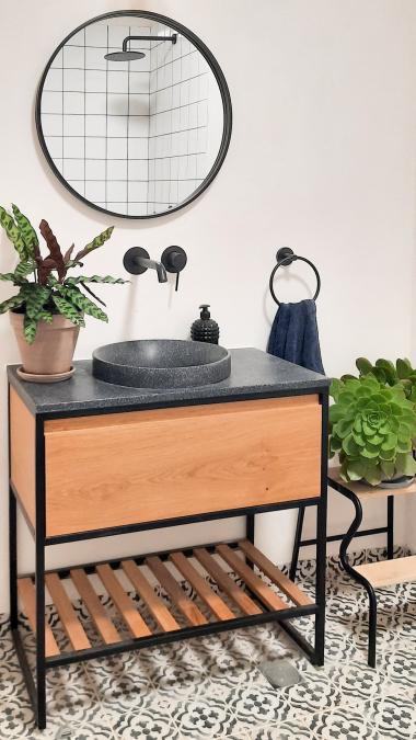 שירותי אורחים בסגנון גיאומטרי וינטאג