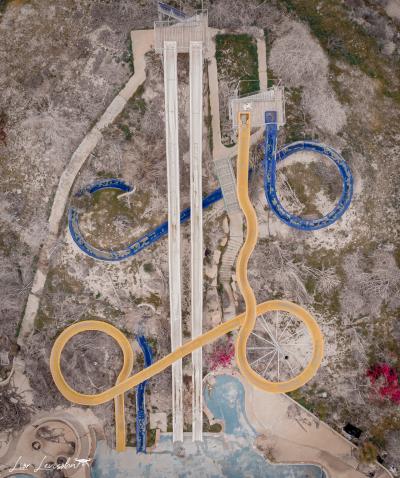 פארק מים הנטוש בים המלח  חוף קליה