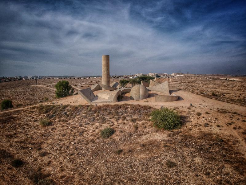 אנדרטת חטיבת הנגב צילום מרחפן 