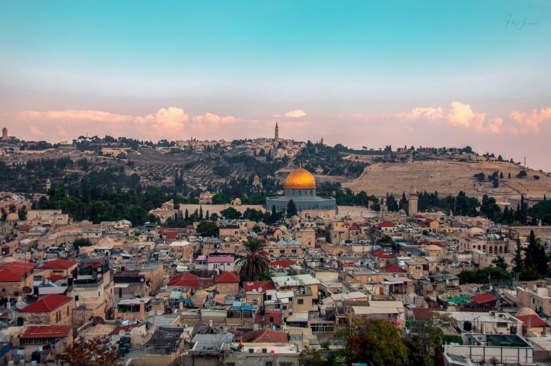 מבט מהגובה ירושלים המדהימה 